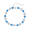 VANZECHY Ocean Collection Blue Ocean Luxury Women's Bracelet | S925 Silver