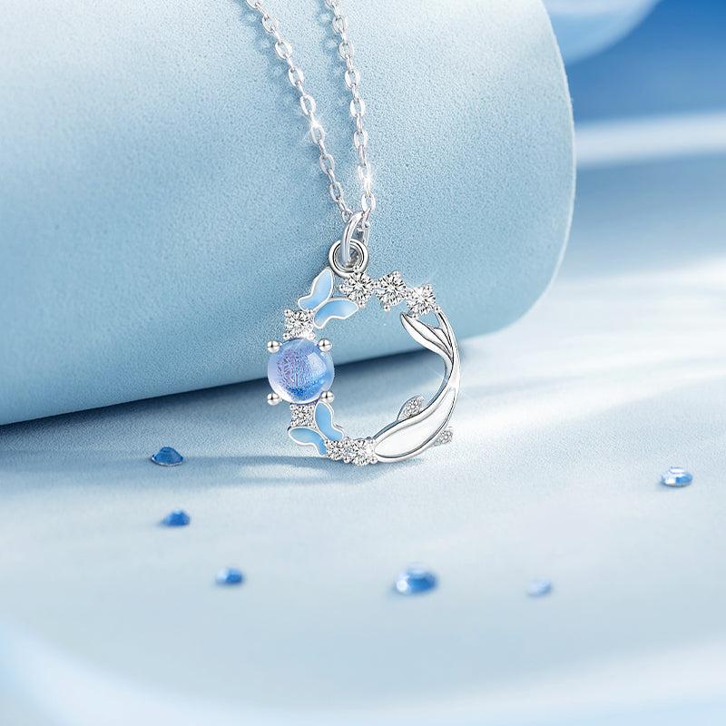 VANZECHY Starry Collection | S925 Silver Whale Swimming Women's Luxury Pendant Bracelet Set