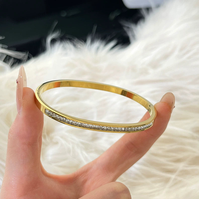 VANZECHY Starry Sky Zircon Bracelet | Titanium Steel | Rose Gold, Gold & Silver