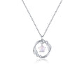 VANZECHY Starry Collection | Feather Necklace for Women | Copper Alloy with Glass Stone