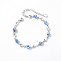 VANZECHY Ocean Collection Blue Ocean Heart Luxury Bracelet | S925 Silver